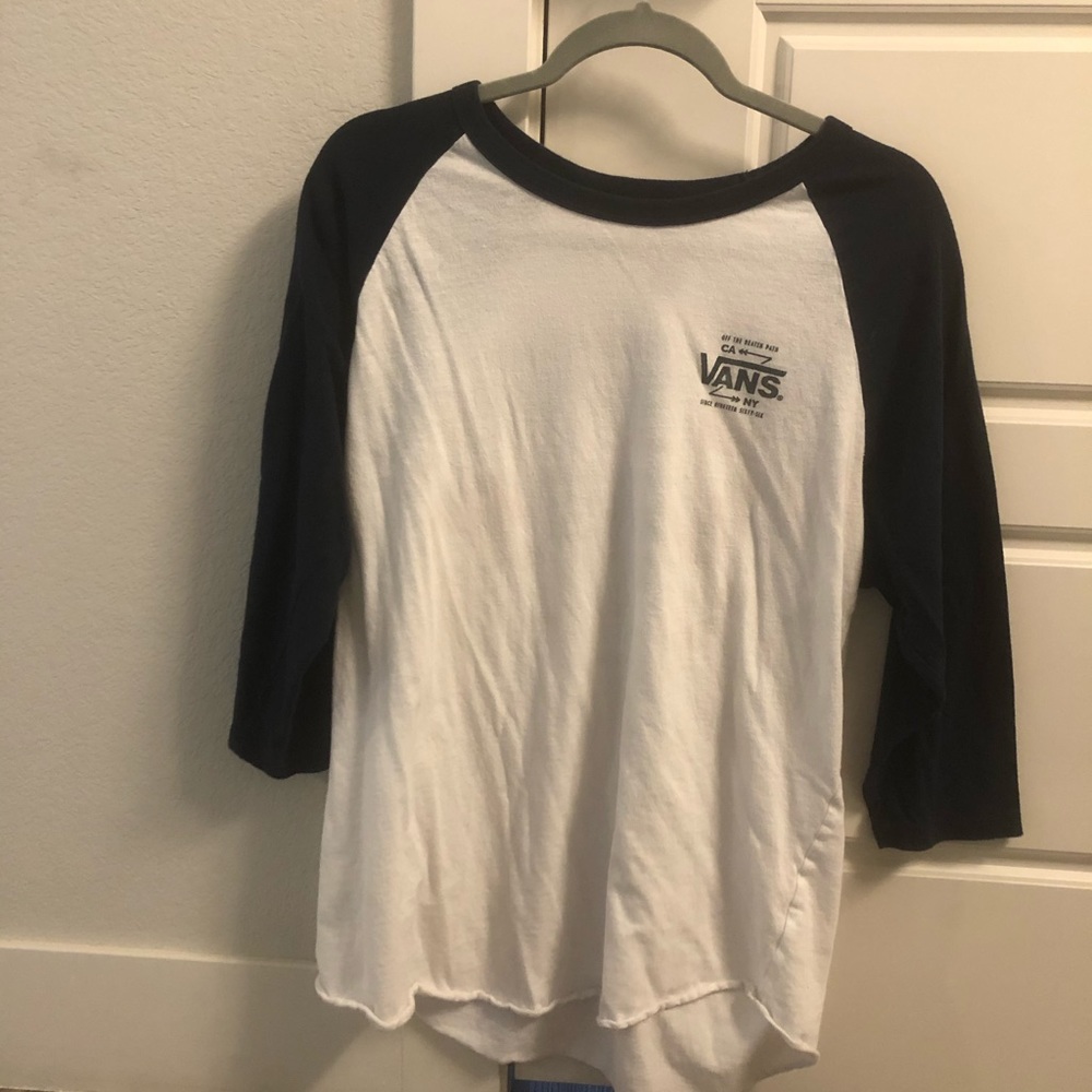 Vans 3 quarter sleeve t shirt - size L